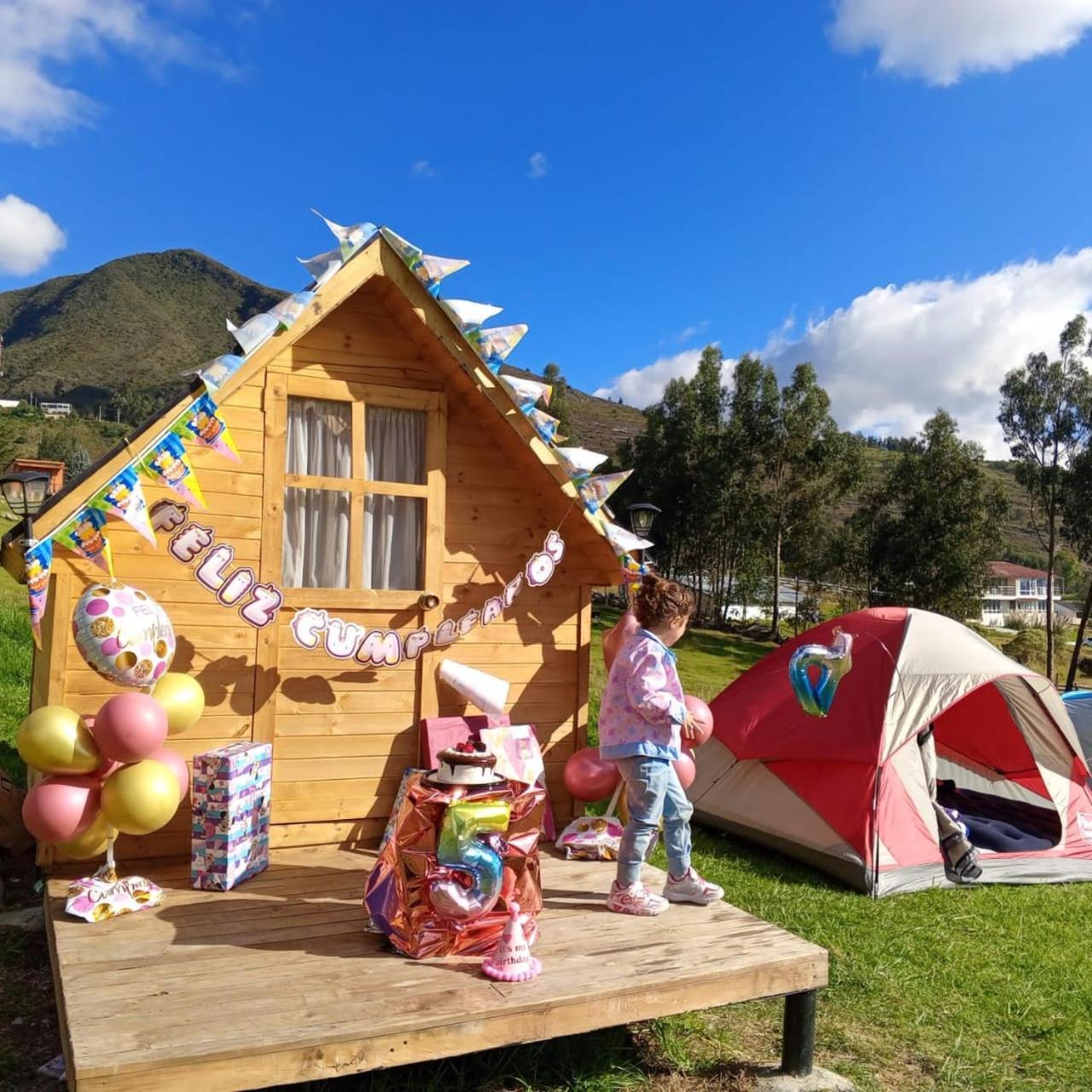 Camping Las Acacias Guatavita Esterno foto
