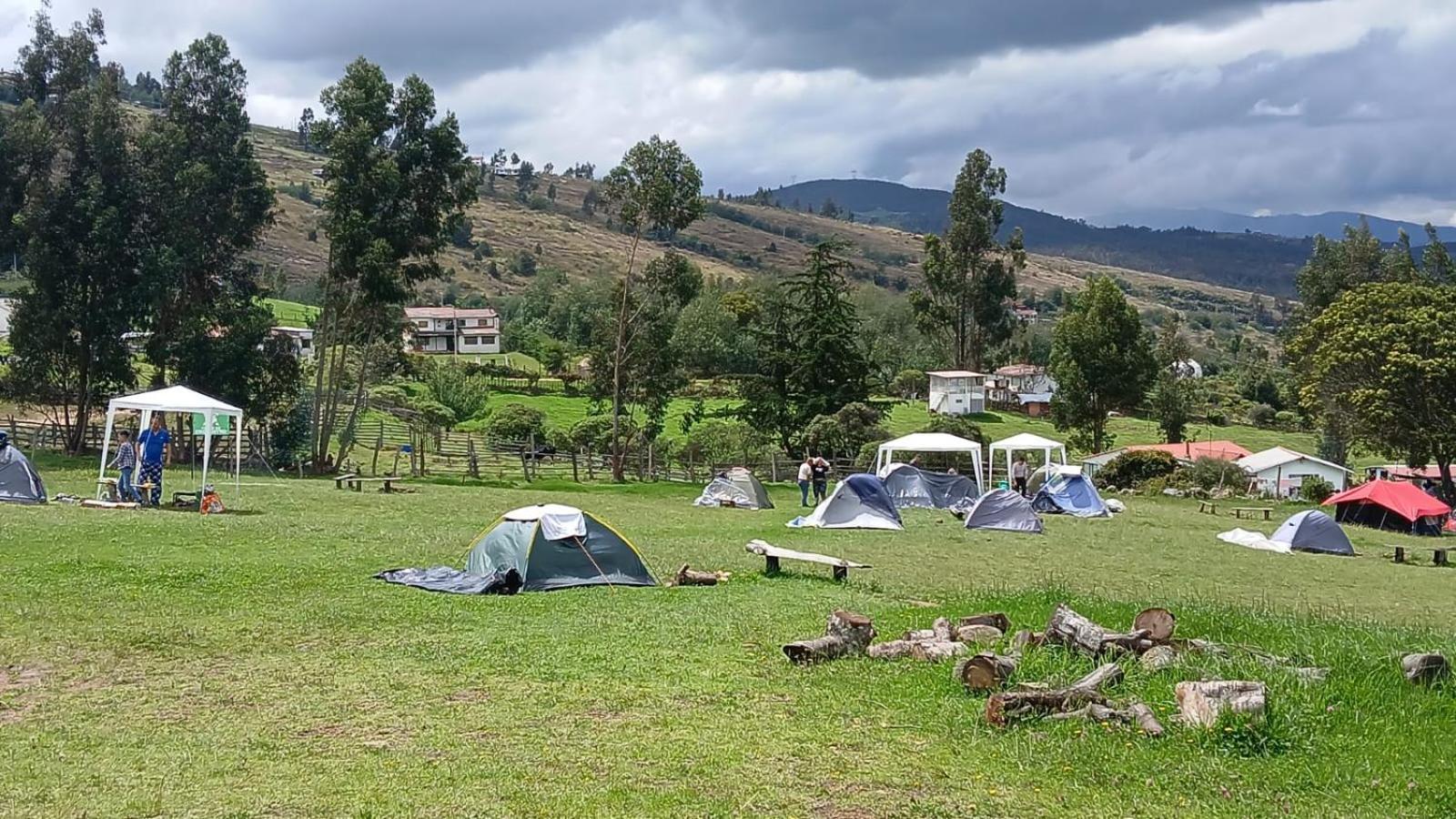 Camping Las Acacias Guatavita Esterno foto